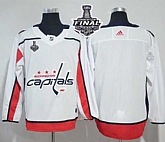 Capitals Blank White 2018 Stanley Cup Final Bound Adidas Jersey,baseball caps,new era cap wholesale,wholesale hats
